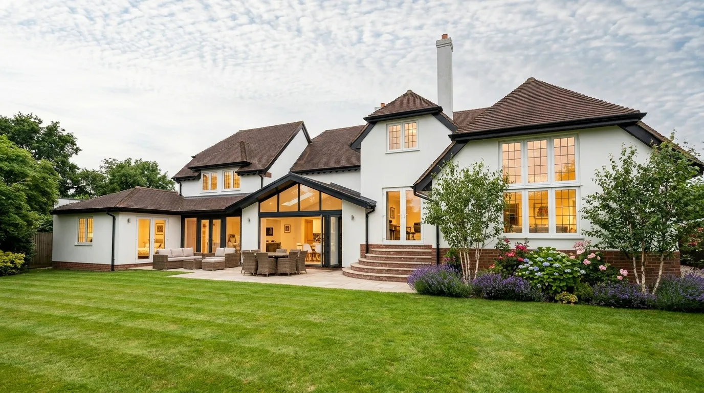 Rear extension and annex