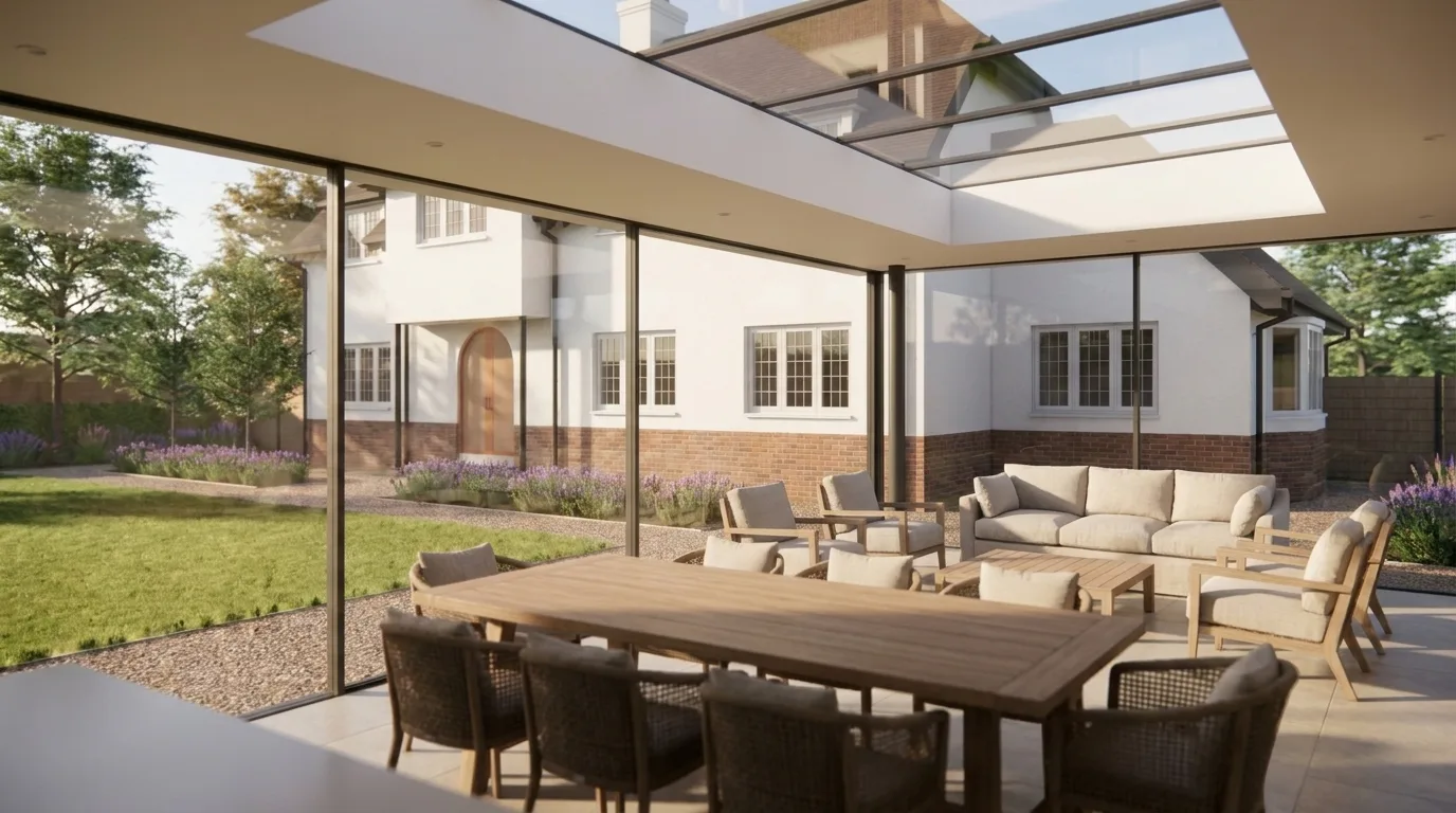 Covered Garden room