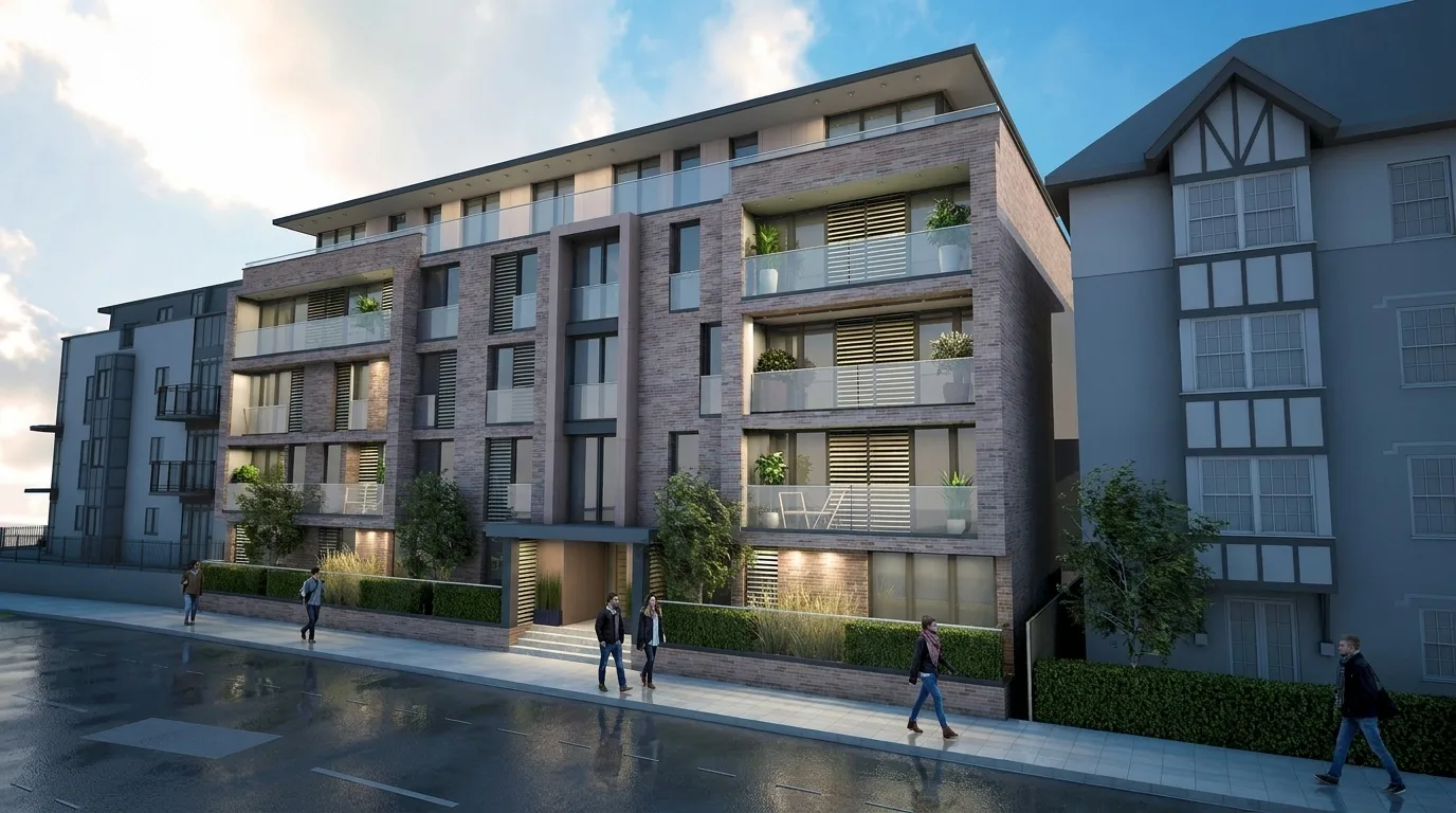 New luxury flats with sea view