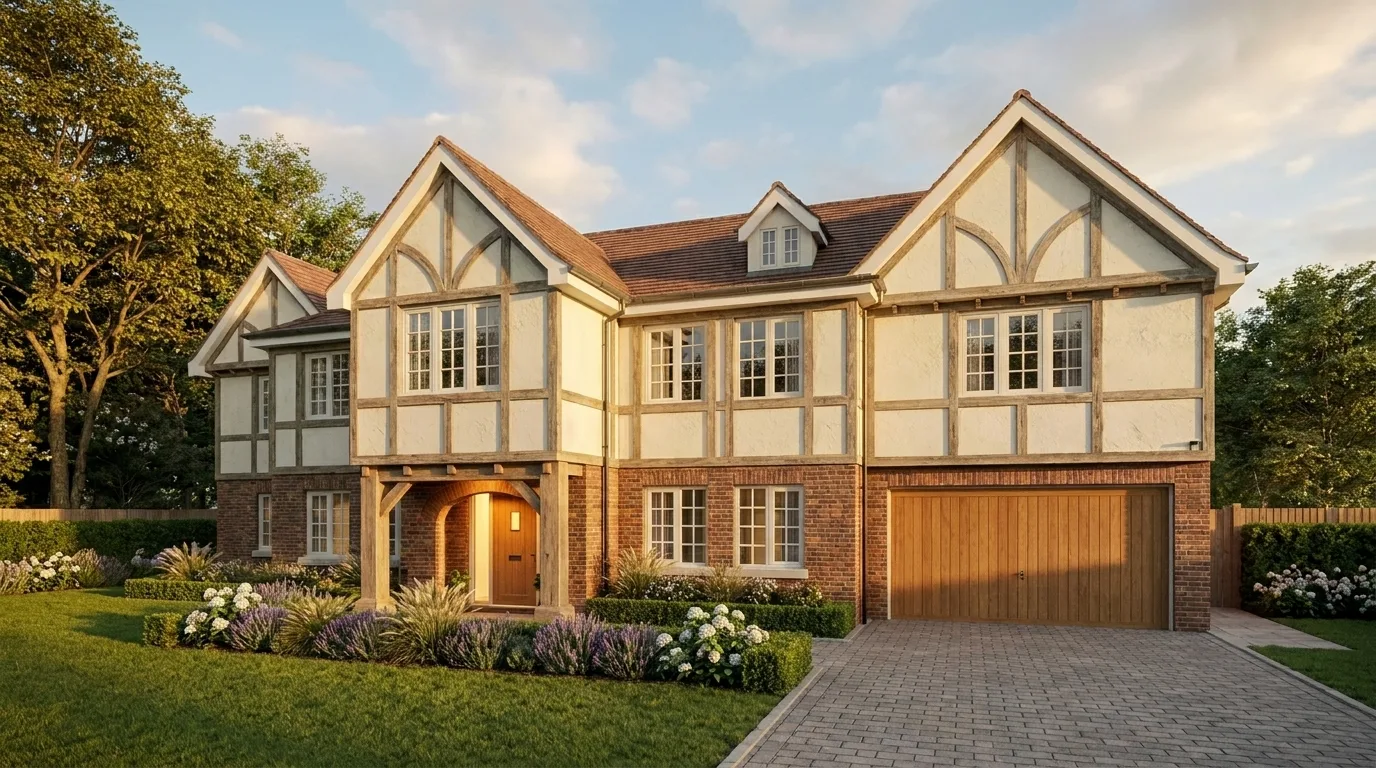 Front render tudor style