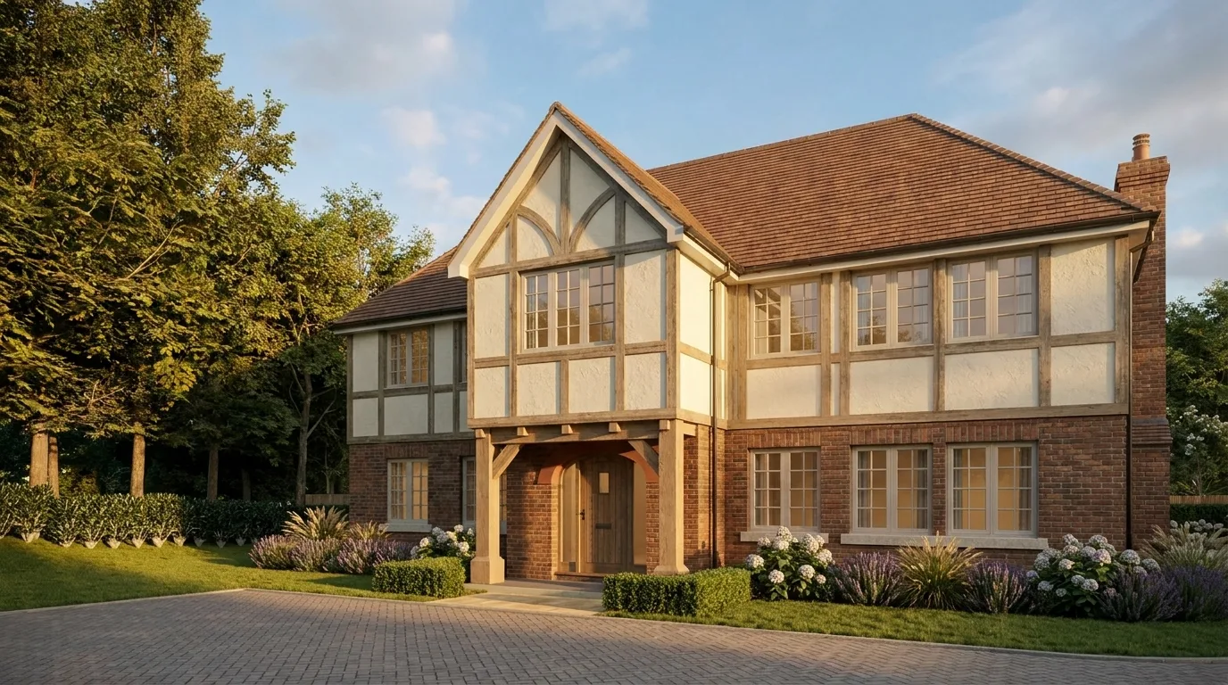 Oak frame building