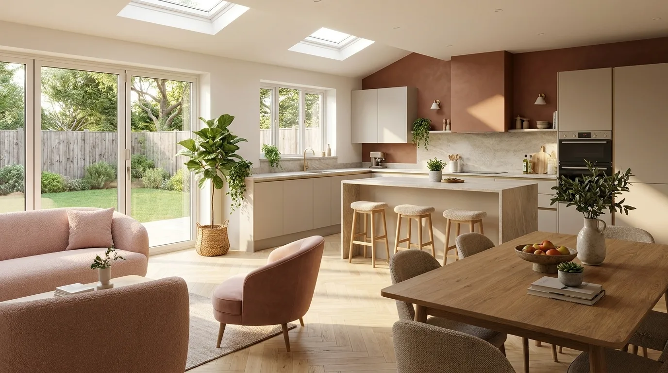 Internal remodelling and kitchen