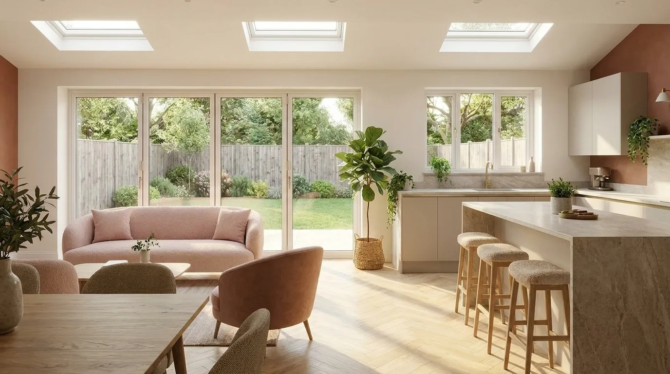 Internal remodelling and kitchen open plan