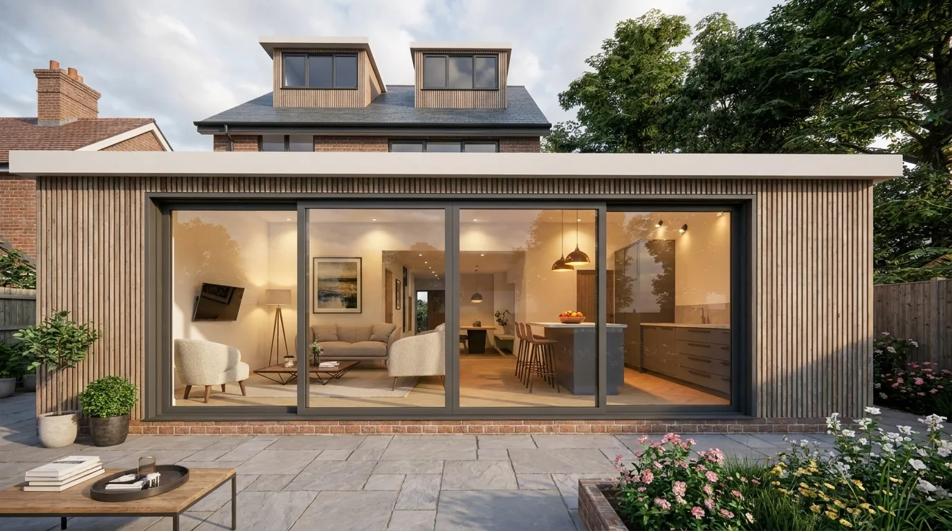 Modern in a conservation area