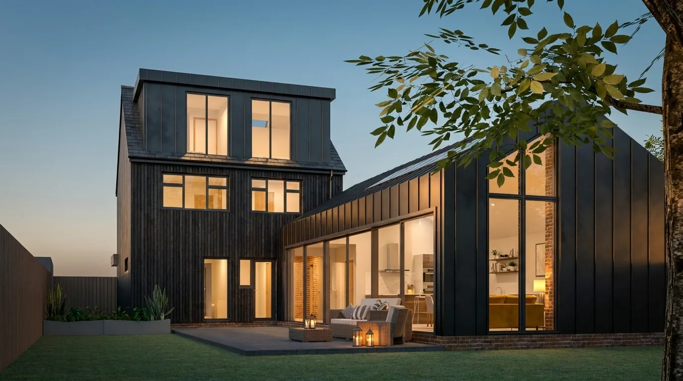 Zinc wrap around extension