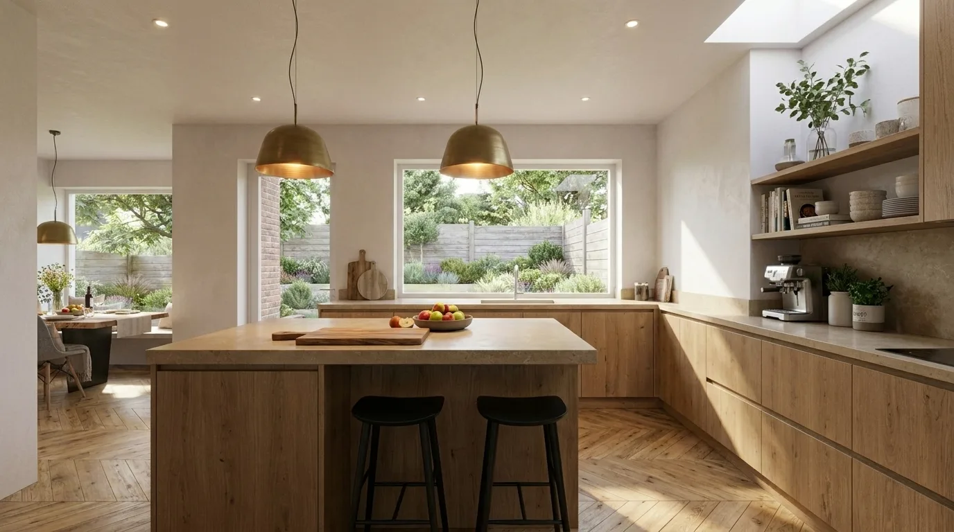 Internal view of kitchen