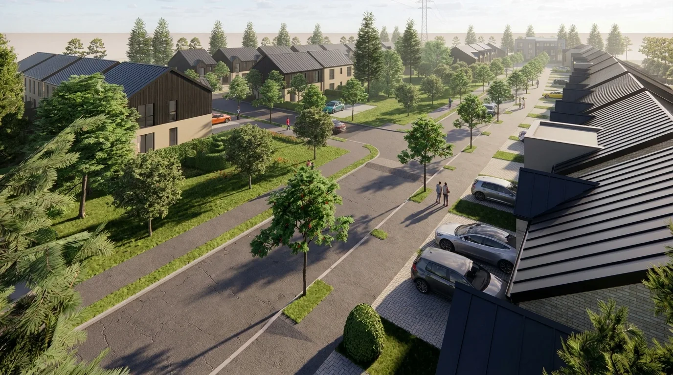 Residential development greenbelt